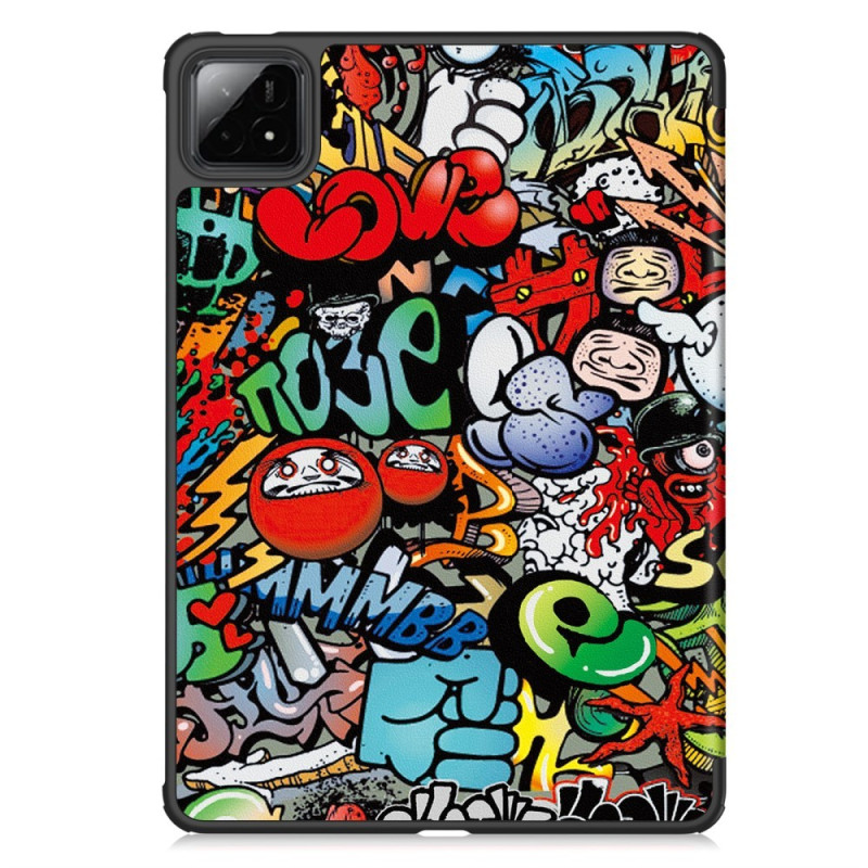 Slim Fit Cover Case For Xiaomi Pad 7 Auto Wake / Sleep - Graffiti