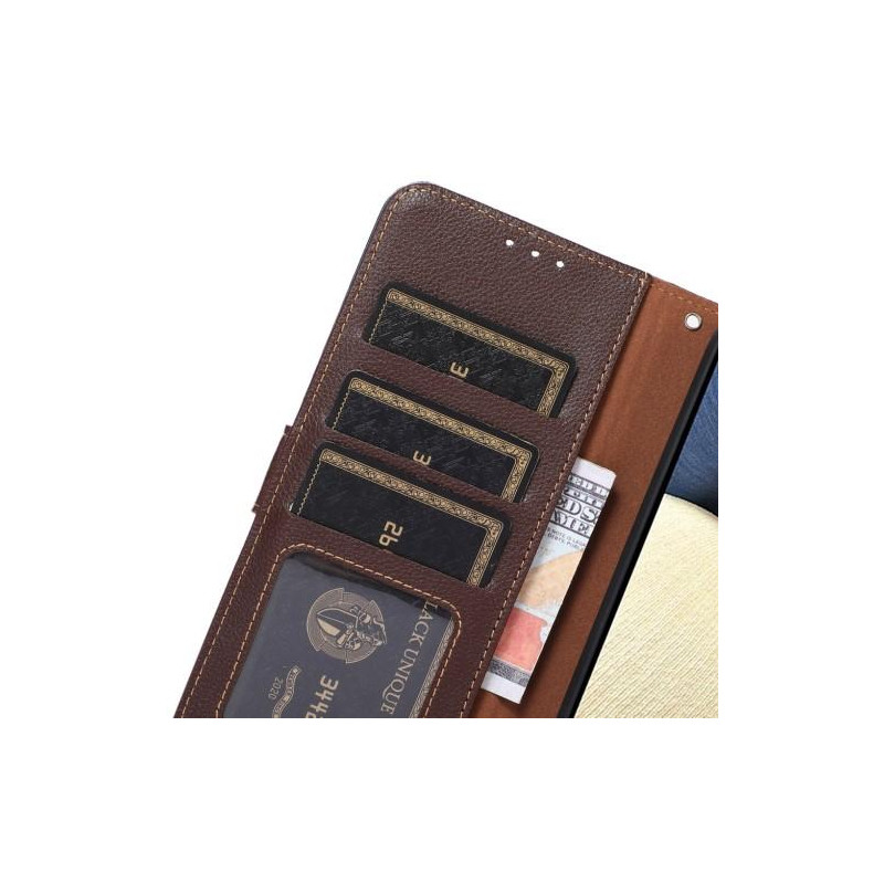 KHAZNEH Telefondæksel til Samsung Galaxy S23+ (Plus) - Brun/Blå