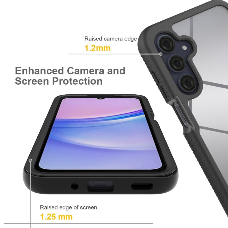 Til Samsung Galaxy A16 5G / A16 4G Case PC+TPU Støddæmpende Mobiltelefon Bagside