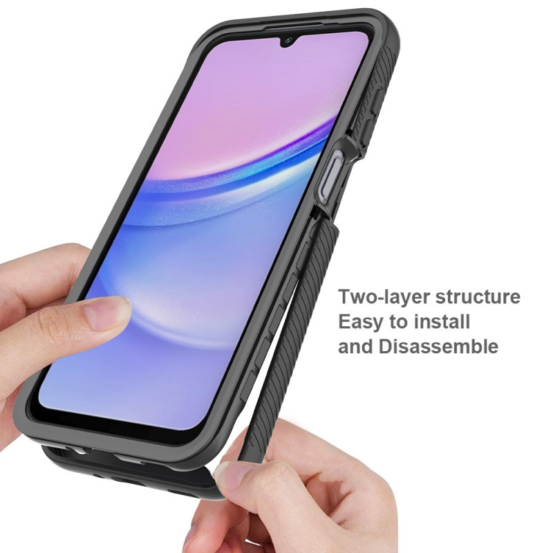 Til Samsung Galaxy A16 5G / A16 4G Case PC+TPU Støddæmpende Mobiltelefon Bagside
