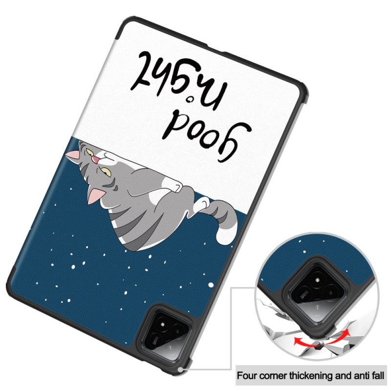 Slim Fit Cover Fodral För Xiaomi Pad 7 Auto Wake / Sleep - Cat