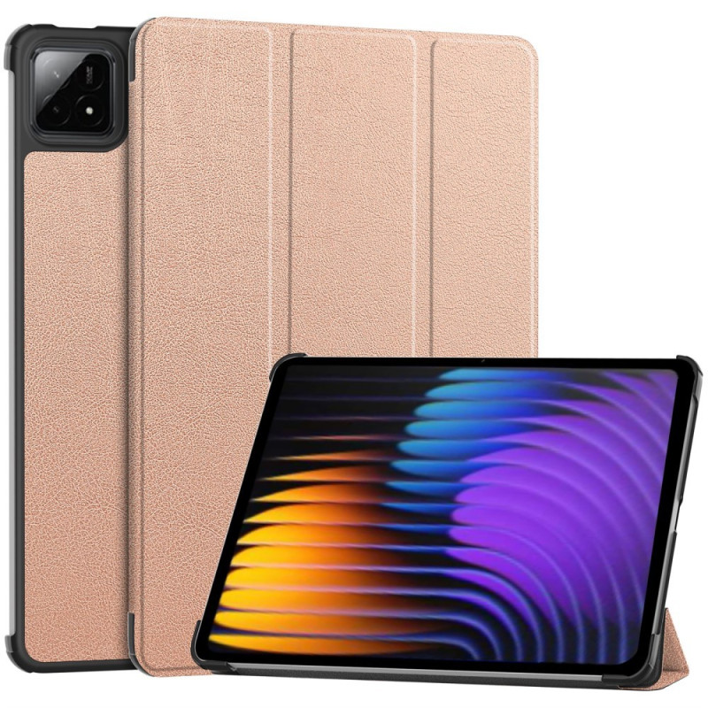 Slim Fit Cover Case til Xiaomi Pad 7 Auto Wake / Sleep - Rose Gold