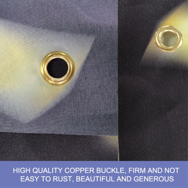 Polyester Fabric Christmas Door Cover Merry Christmas Background Banner Xmas Decoration