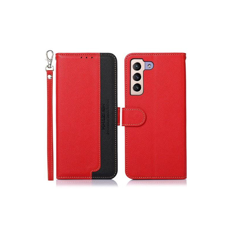 KHAZNEH Phone Cover to Samsung Galaxy S23+ (Plus) - Red/Black