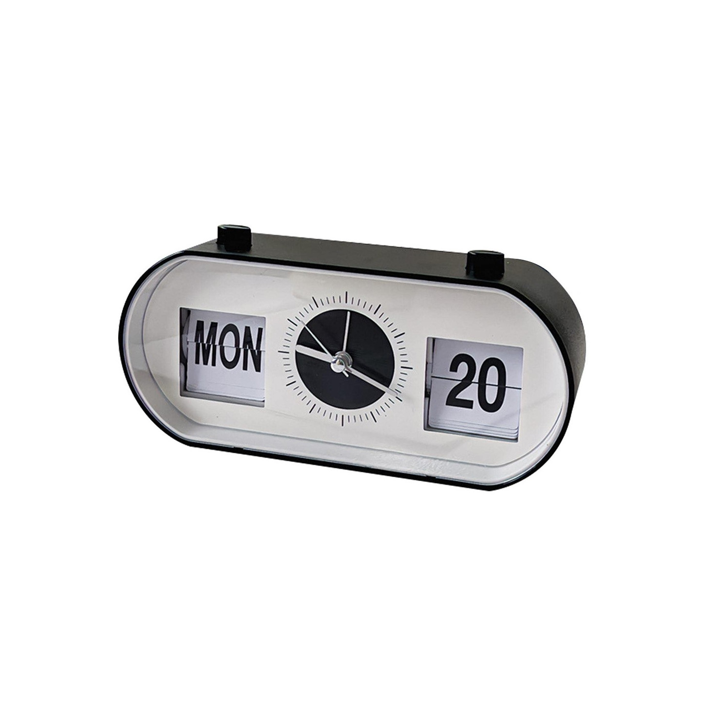 Manual Side Ur Rotation Skrivebord Vækkeur Kalender Ur