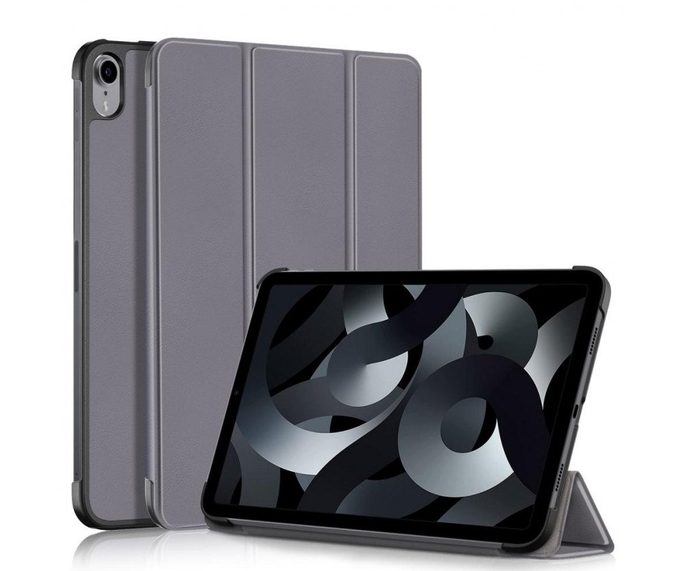 Apple iPad 10.9 2022 Slim fit tri-fold fodral - Grå