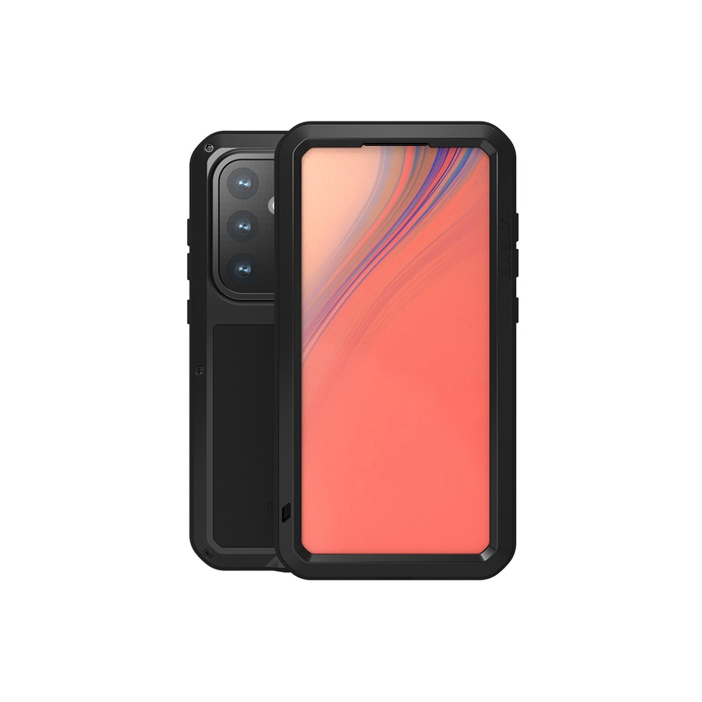 Samsung Galaxy S24 FE Case Armor suojakotelo Kuori + karkaistu lasi metalli + silikoni