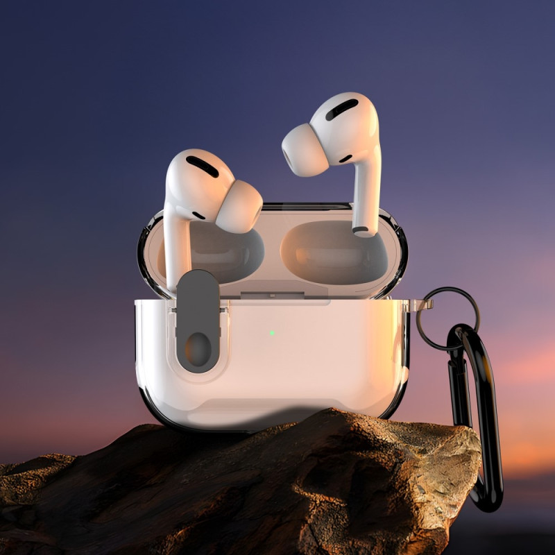 DUX DUCIS til AirPods 4 - deksel PC+TPU Bluetooth - deksel/deksel med krok - gjennomsiktig