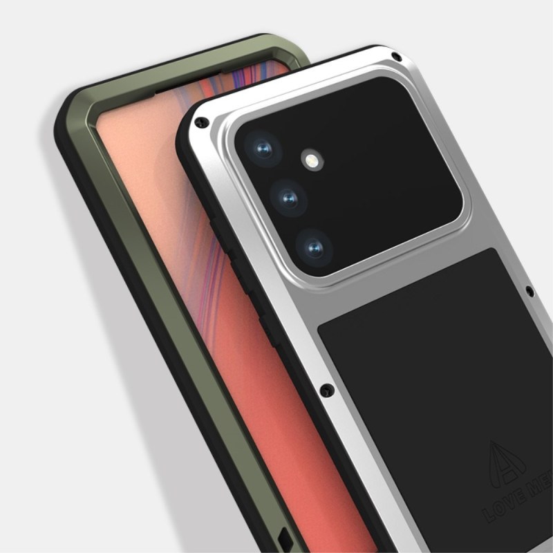 Samsung Galaxy S24 FE Fodral Pansar skydd Fodral Skal + härdat glas metall+silikon