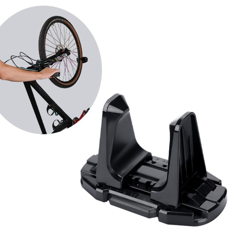 Wall - mounted vertical bicycle parking rack Space - saving bicycle storage rack