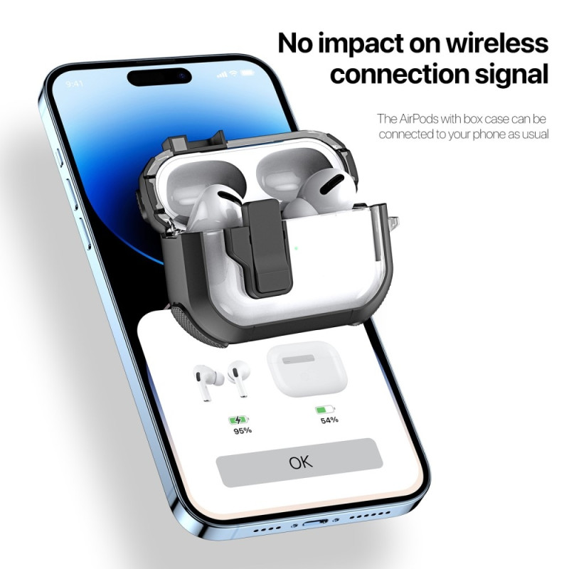 Til AirPods 4 Taske DUX DUCIS PC+TPU Bluetooth Taske / Skal med krog