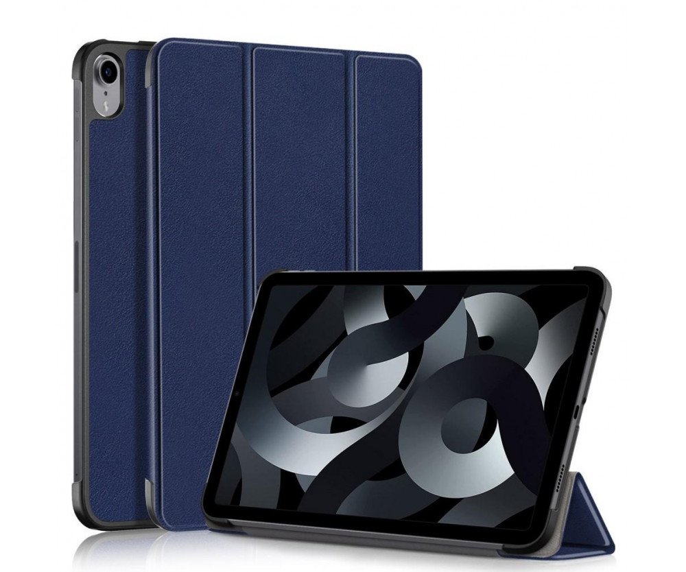 Apple iPad 10.9 2022 Slim fit tri-fold fodral - Mörkblå