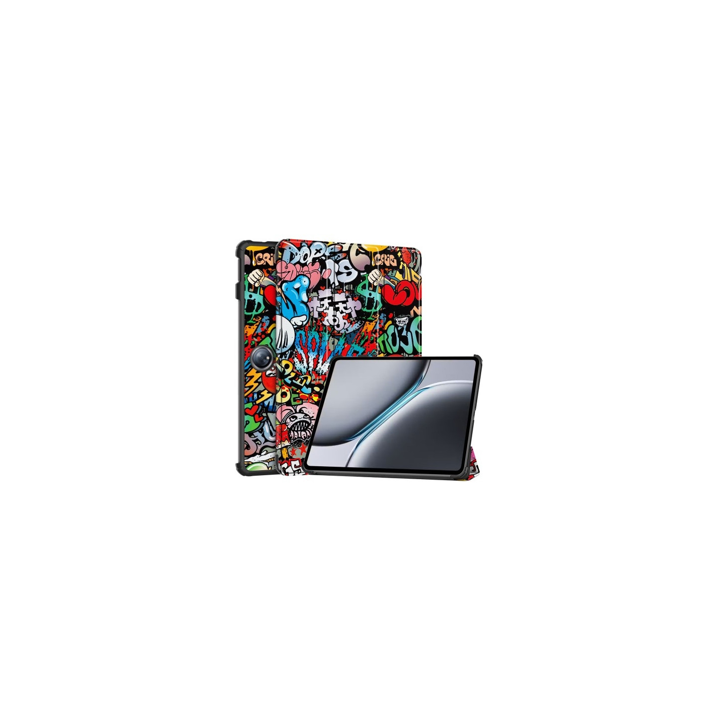 Slim Fit Cover Fodral För OnePlus Pad 2 Auto Wake / Sleep - Graffiti
