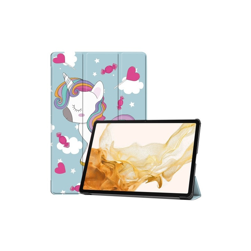 Kolmen taittotelineen älykotelo Samsung Galaxy Tab S10+ (S10 Plus) - puhelimelle