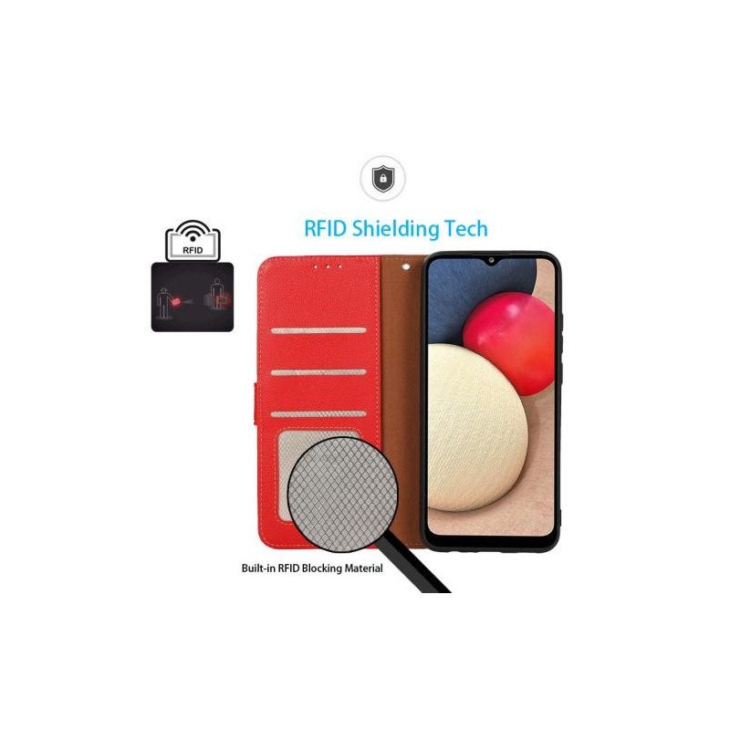 KHAZNEH puhelimen kansi Samsung Galaxy S23+ (Plus) - punainen/musta