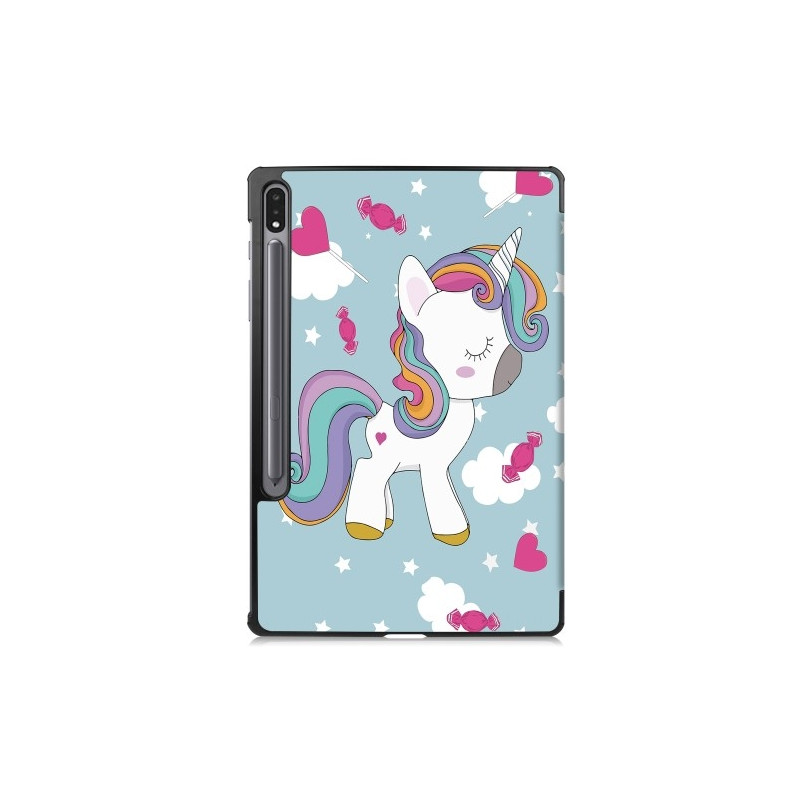 Tri - fold Stand Smart Case for Samsung Galaxy Tab S10+ (S10 Plus)