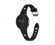 Samsung Galaxy Watch5 40mm / 44mm / Watch5 Pro 45mm Silikon Rem - Svart