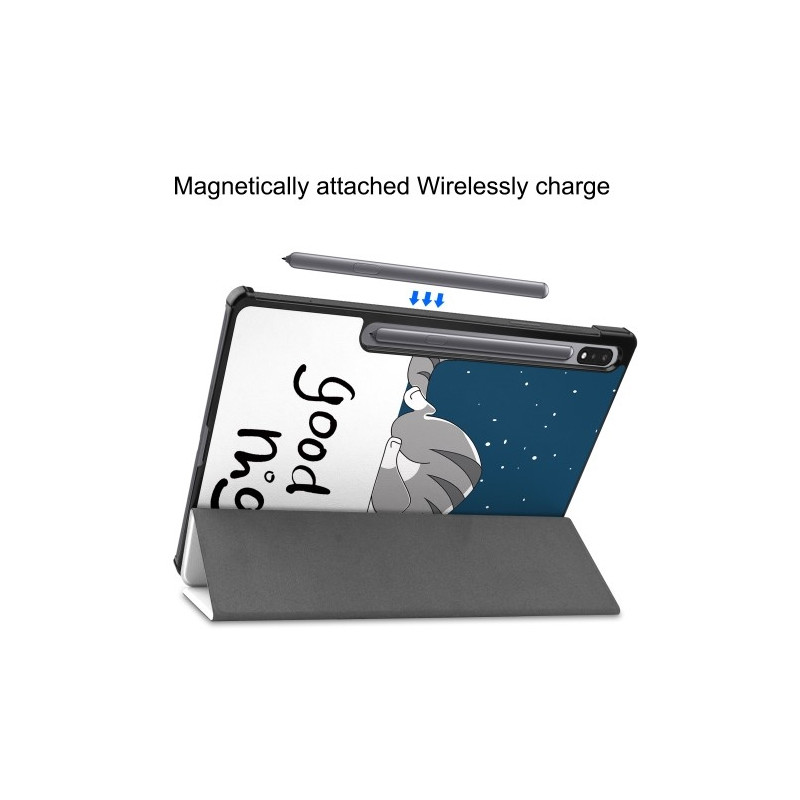 Trifoldet stativ Smart Taske til Samsung Galaxy Tab S10+ (S10 Plus)