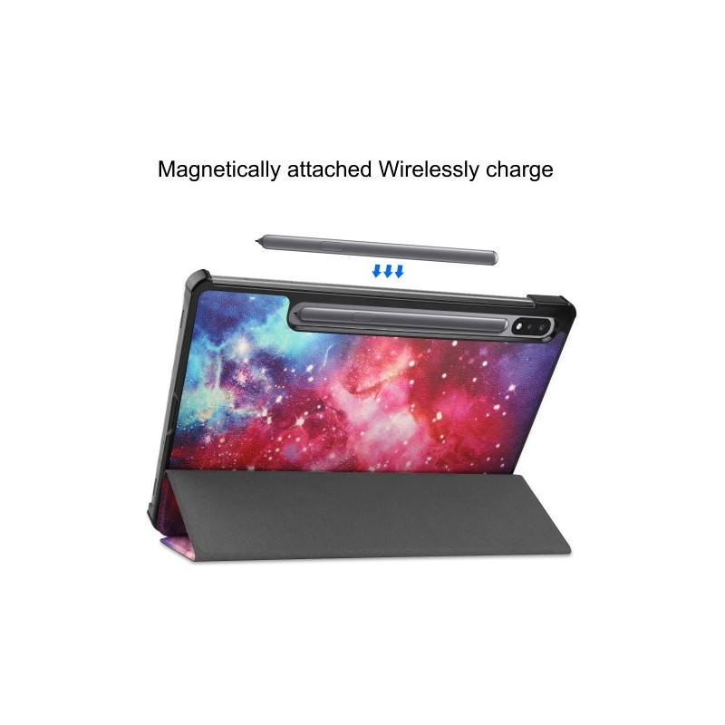 Trifoldet stativ Smart Taske til Samsung Galaxy Tab S10+ (S10 Plus)