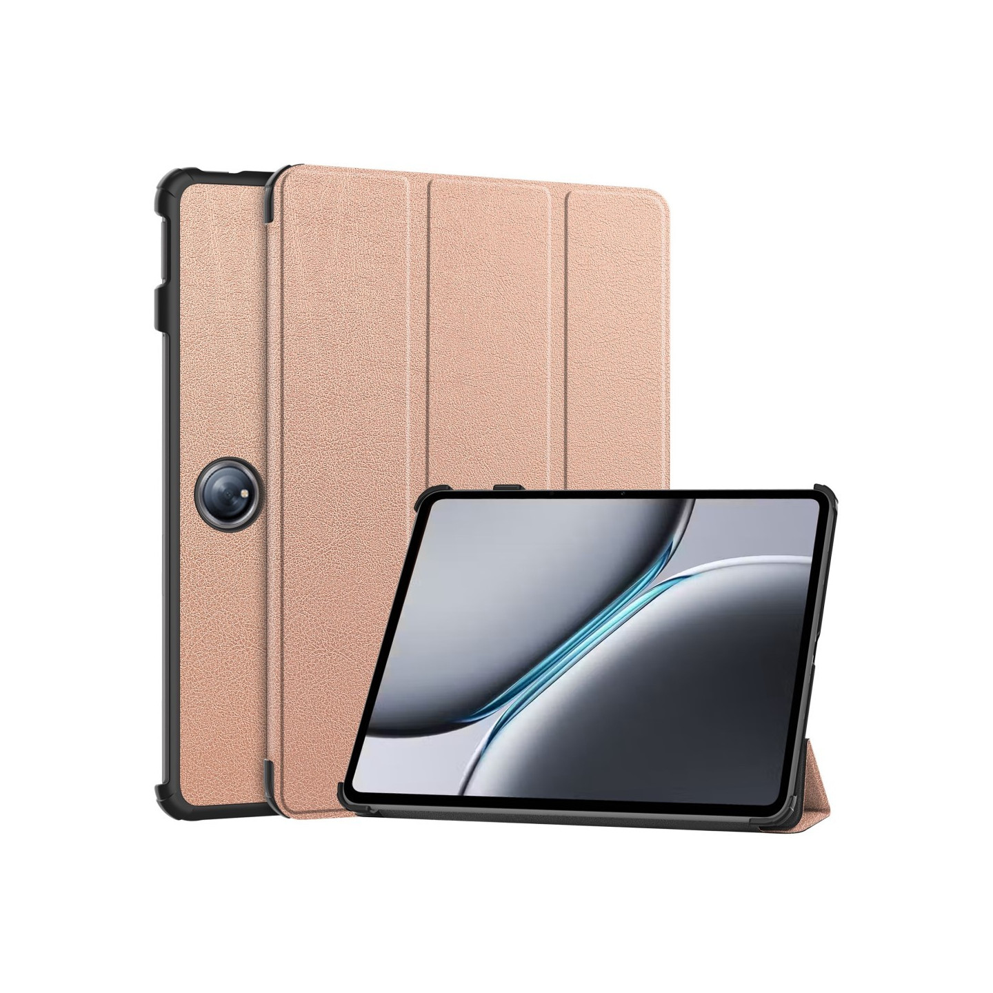 Til OnePlus Pad 2 Tri - fold Stand Wake/Sleep Cover Tabletetui