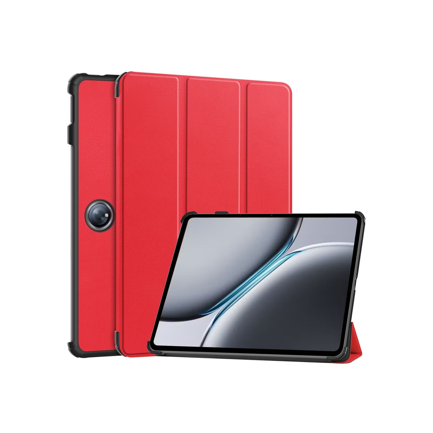 Til OnePlus Pad 2 Tri - fold Stand Wake/Sleep Cover Tabletetui