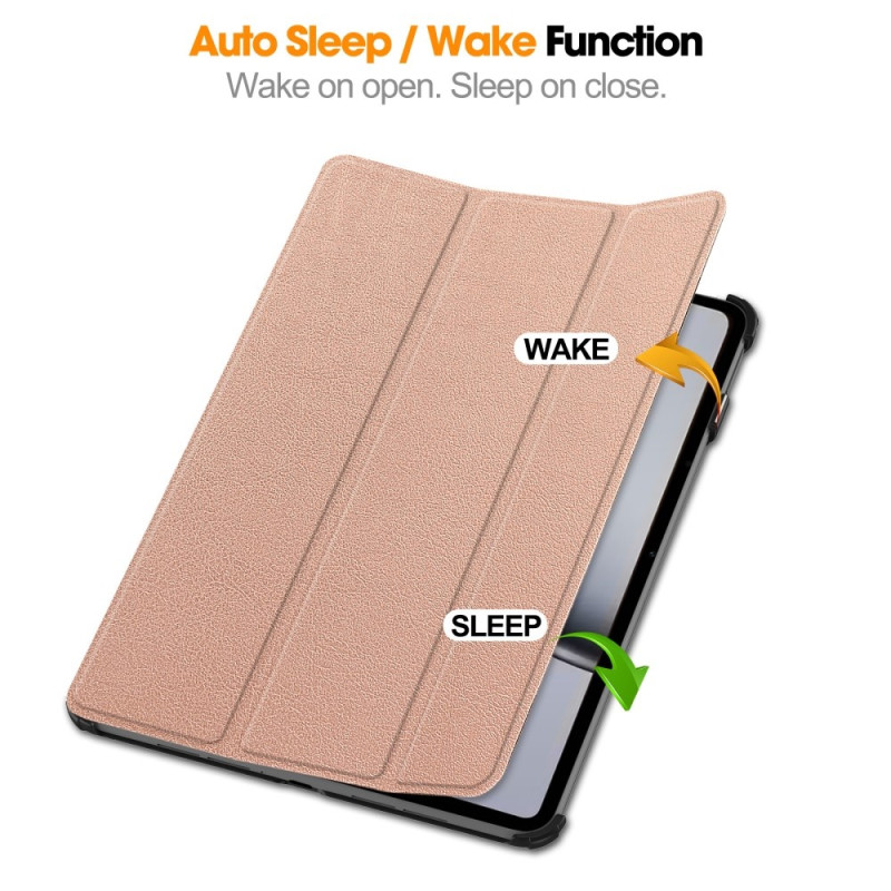 Slim Fit Dekselveske til OnePlus Pad 2 Auto Wake/Sleep - Gull