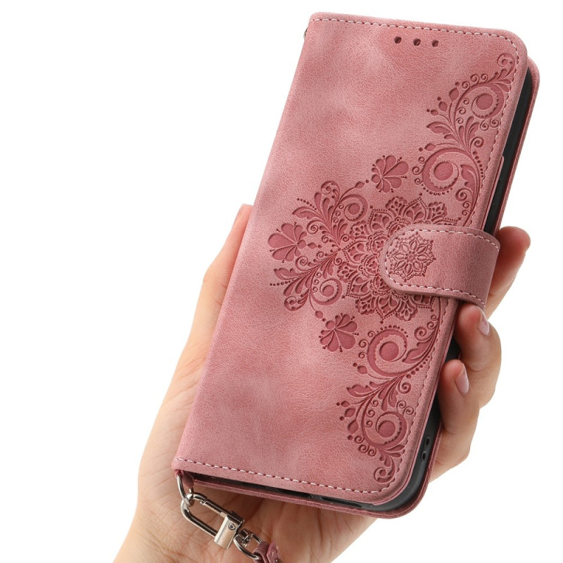 For Samsung Galaxy A16 5G / A16 4G Case Flower Pattern Wallet Phone Cover