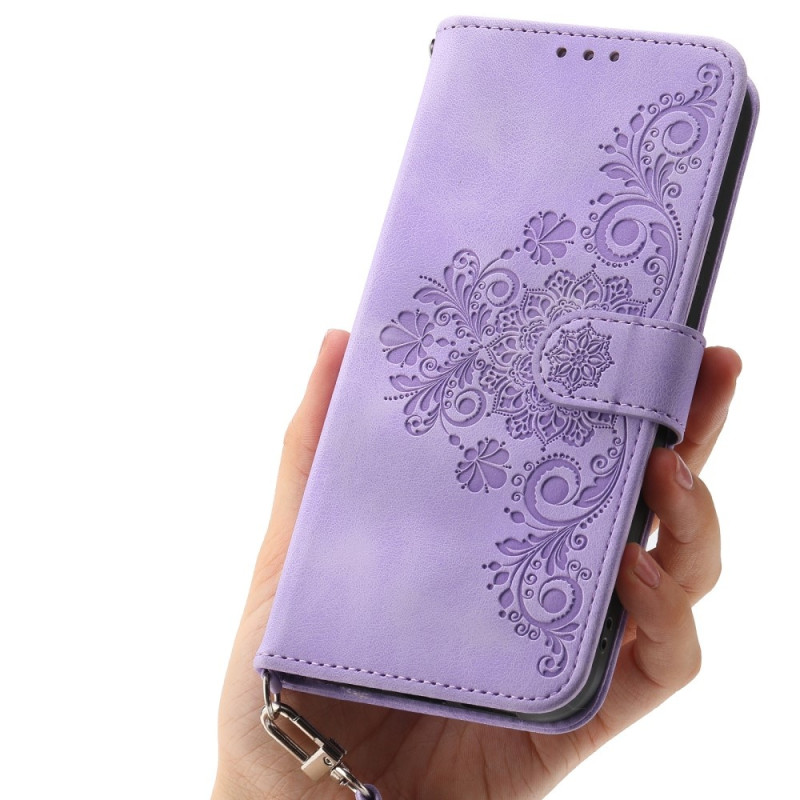 Til Samsung Galaxy A16 5G / A16 4G Cover med Blomstermønster Wallet Cover