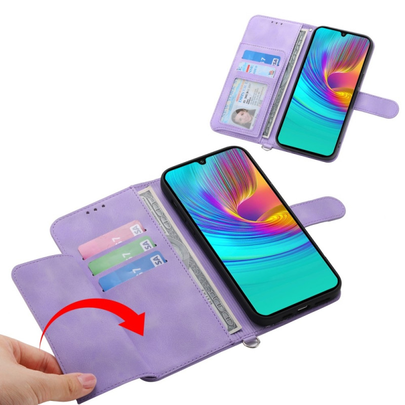 Til Samsung Galaxy A16 5G / A16 4G Cover med Blomstermønster Wallet Cover