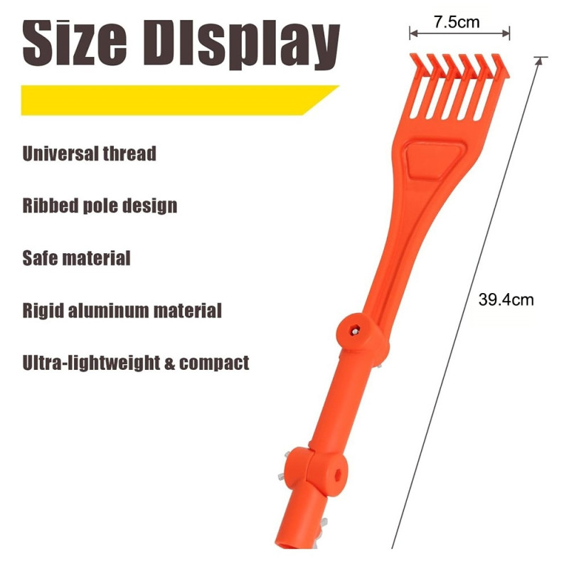 Downpipe cleaning Rake Gutter Garden Leaf remover Gutter