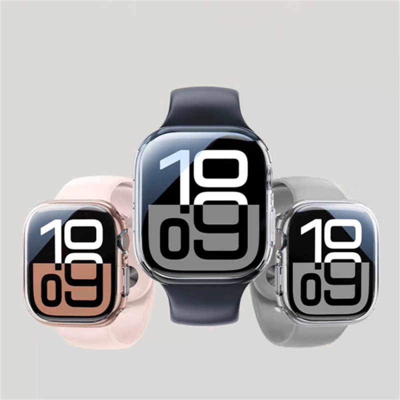 For en klokke serie 10 46mm deksel med herdet glass - gjennomsiktig