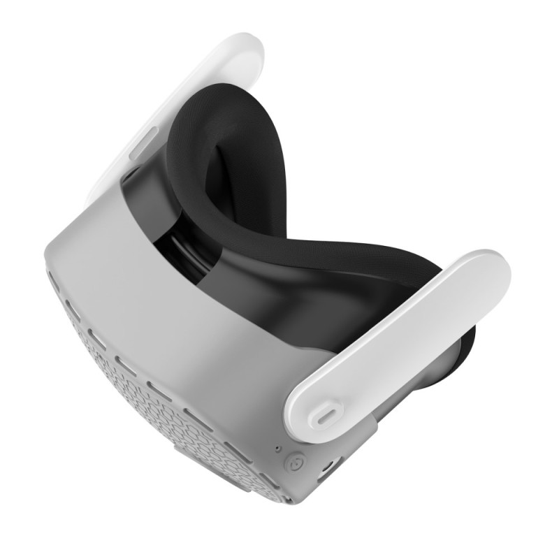 For Meta Quest 3S Protective Case VR Headset Silicone Cover - Gray