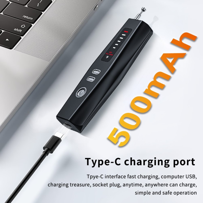 Trådlös RF - signaldetektor Dold kameradetektor GPS - spårare Scanningsenhet