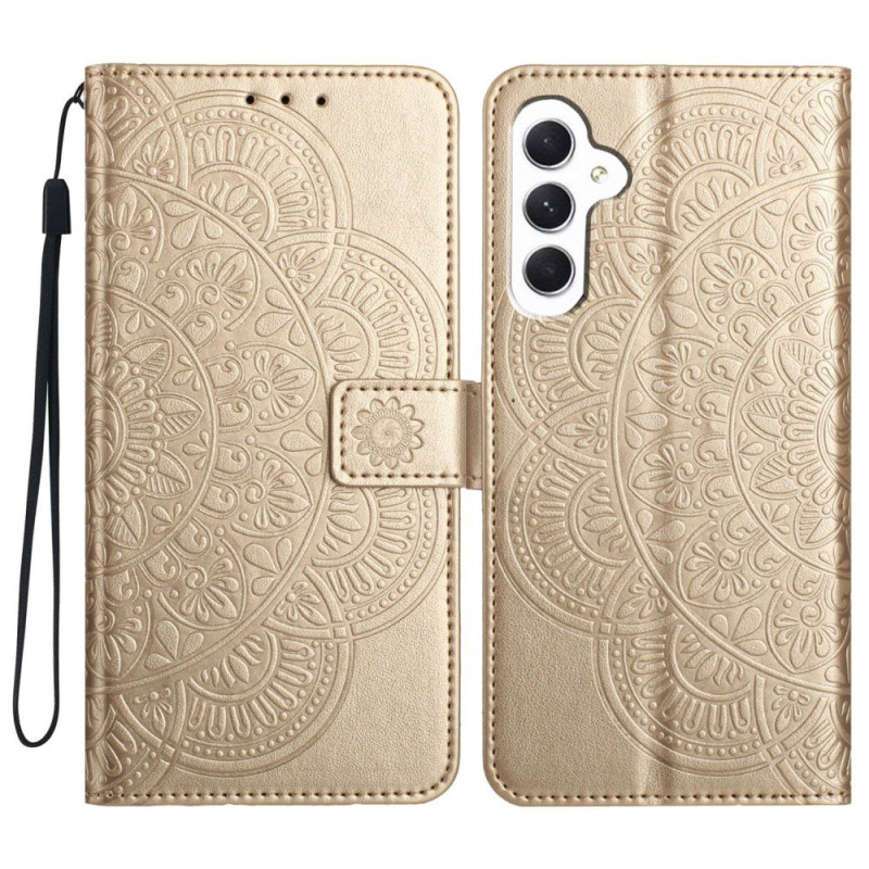 Til Samsung Galaxy A16 5G / A16 4G Cover med Kortlommer og Mandala Mønster