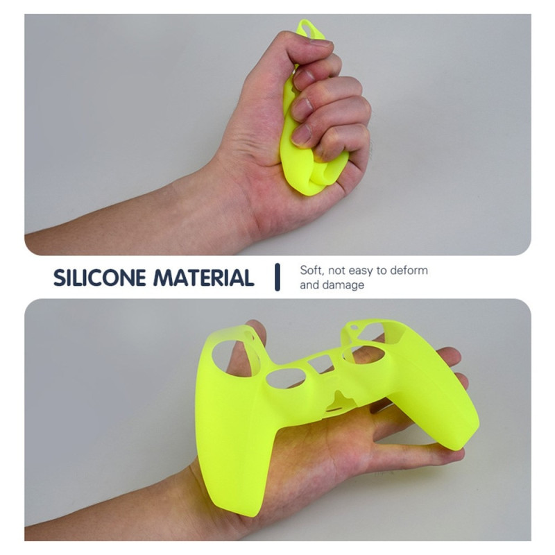 Playstation 5 / PS5 silikoninen suojakuori, liukastumista estävä suoja - Violetti