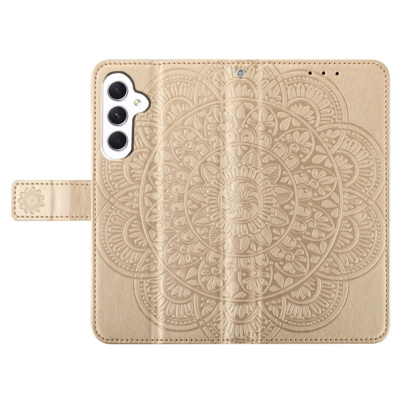 Til Samsung Galaxy A16 5G / A16 4G Cover med Kortlommer og Mandala Mønster