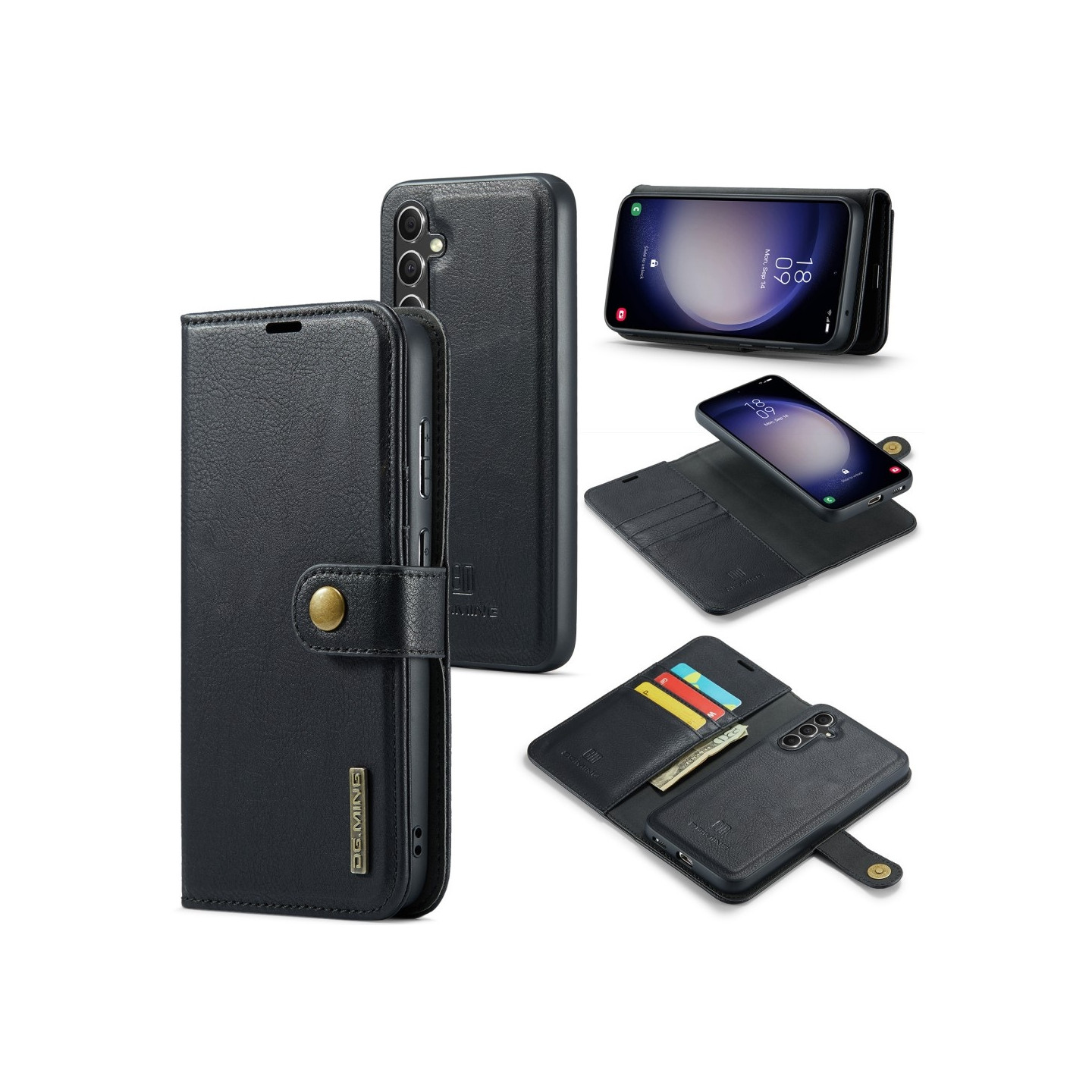Samsung Galaxy A16 DG.MING Detachable 2 - in - 1 Wallet Cover Shell