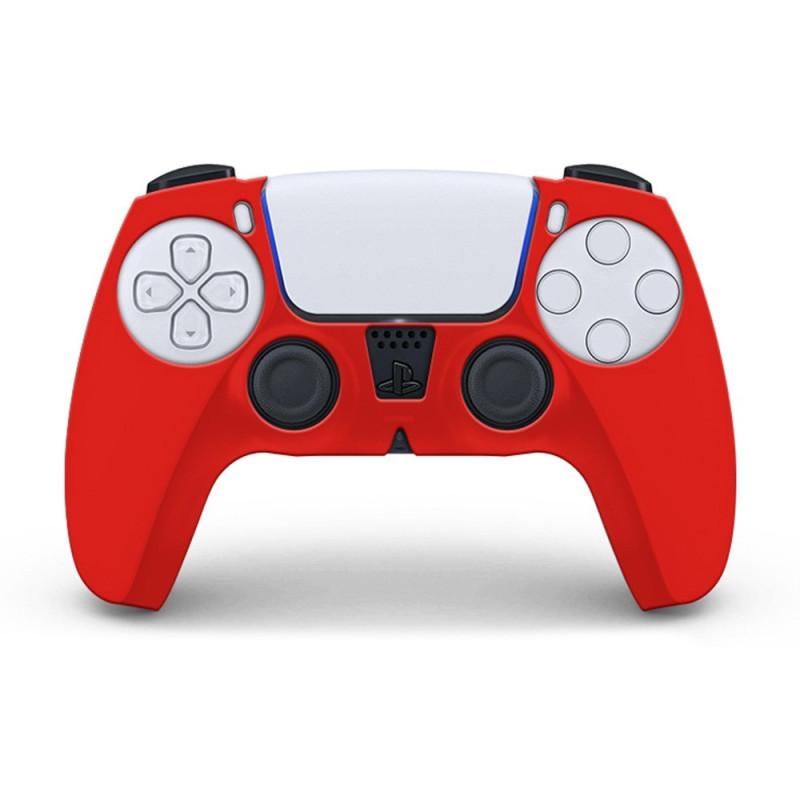 Playstation 5 / PS5 Silikone Skin Cover Case Anti - Slip Beskyttelse - Blå