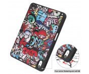 Apple iPad 10.9 2022 Slim fit tri-fold fodral Pennhållare - Graffiti