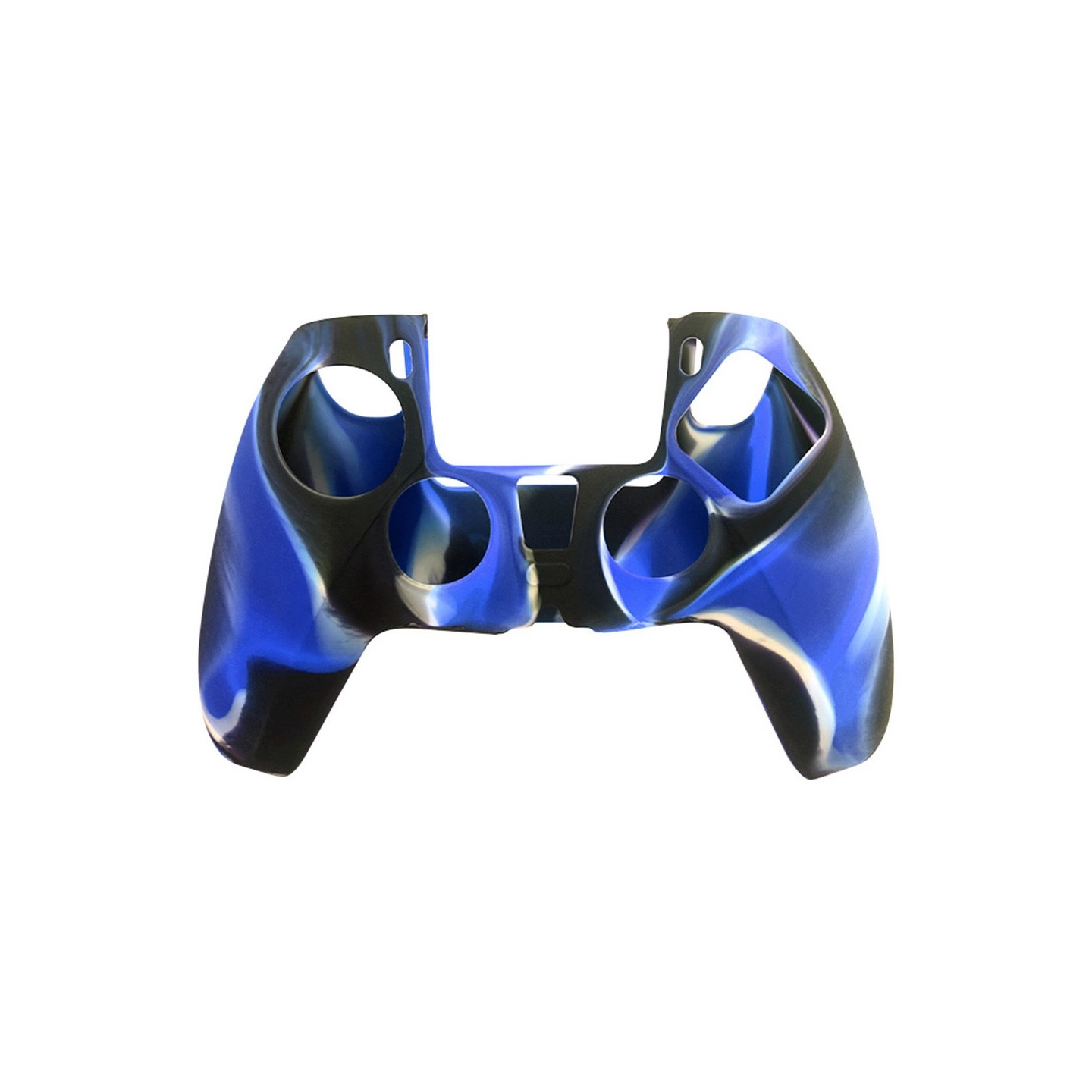Playstation 5 / PS5 Silicone Skin Cover Case Camouflage Anti - Slip Protection - Blue White Black
