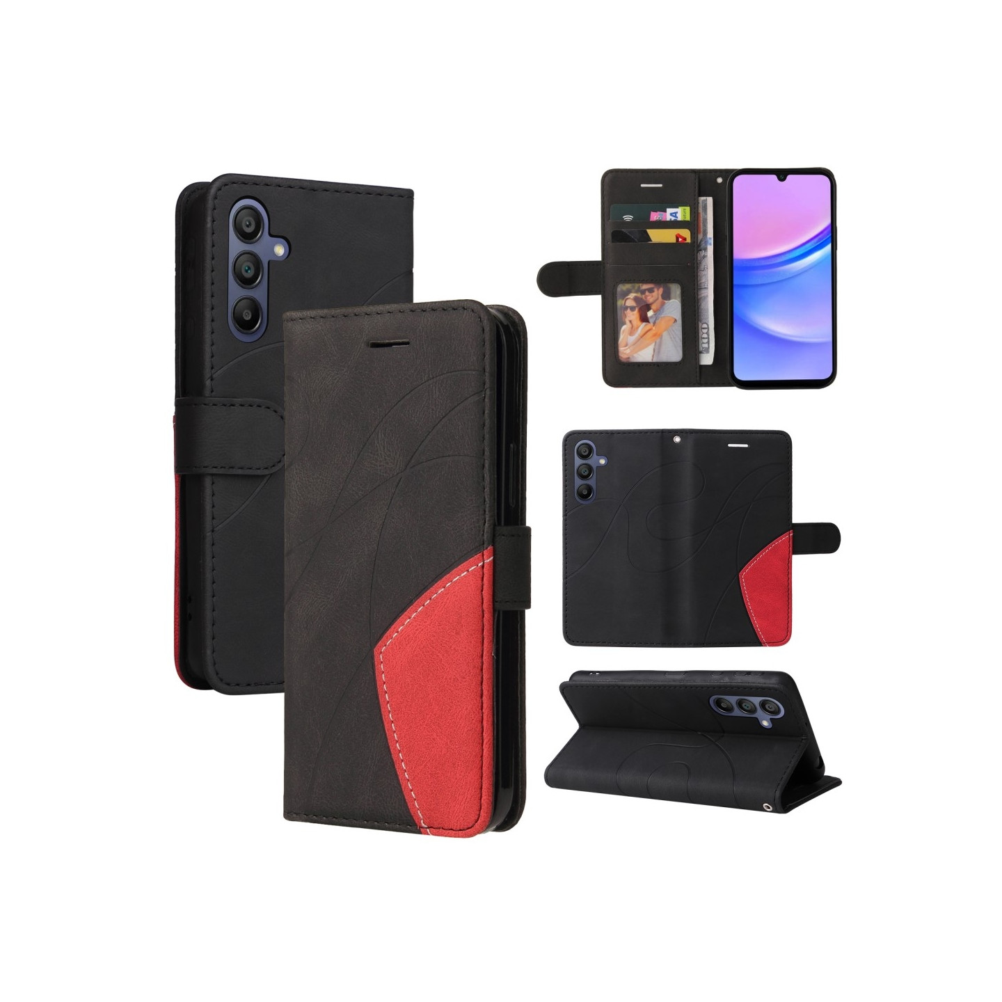 KT Lommebok - deksel til Samsung Galaxy A16 - Svart