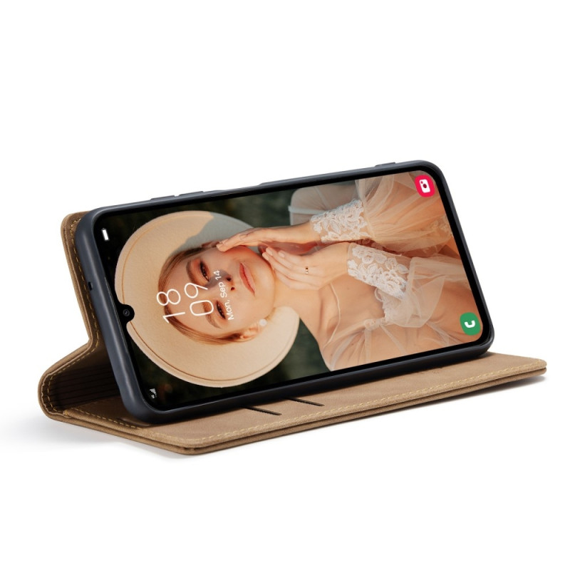 CASEME Retro Pung Taske til Samsung Galaxy A16 - Brun