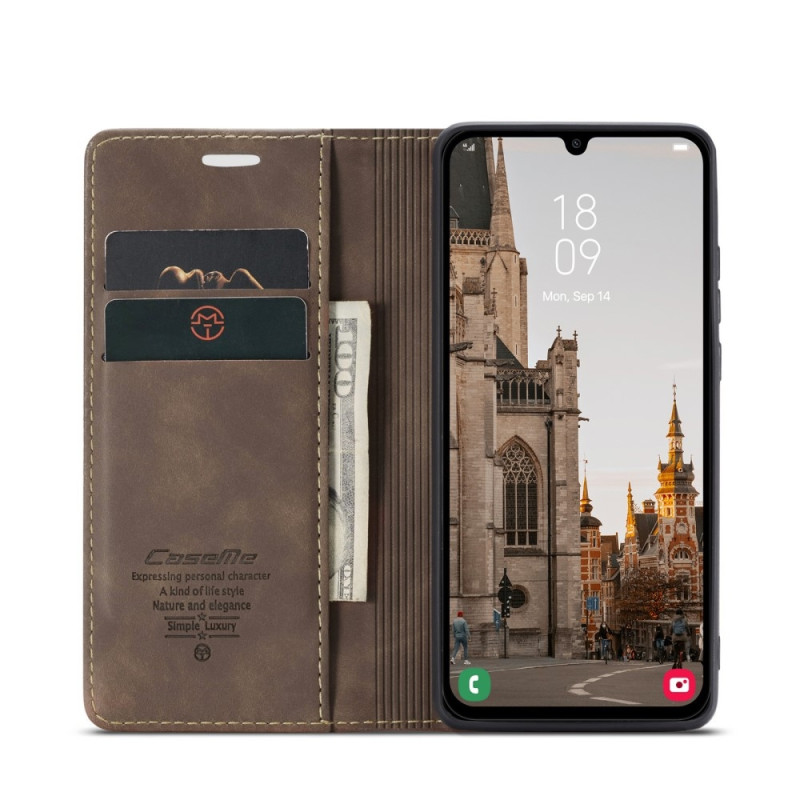 CASEME Retro Pung Taske til Samsung Galaxy A16 - Coffee