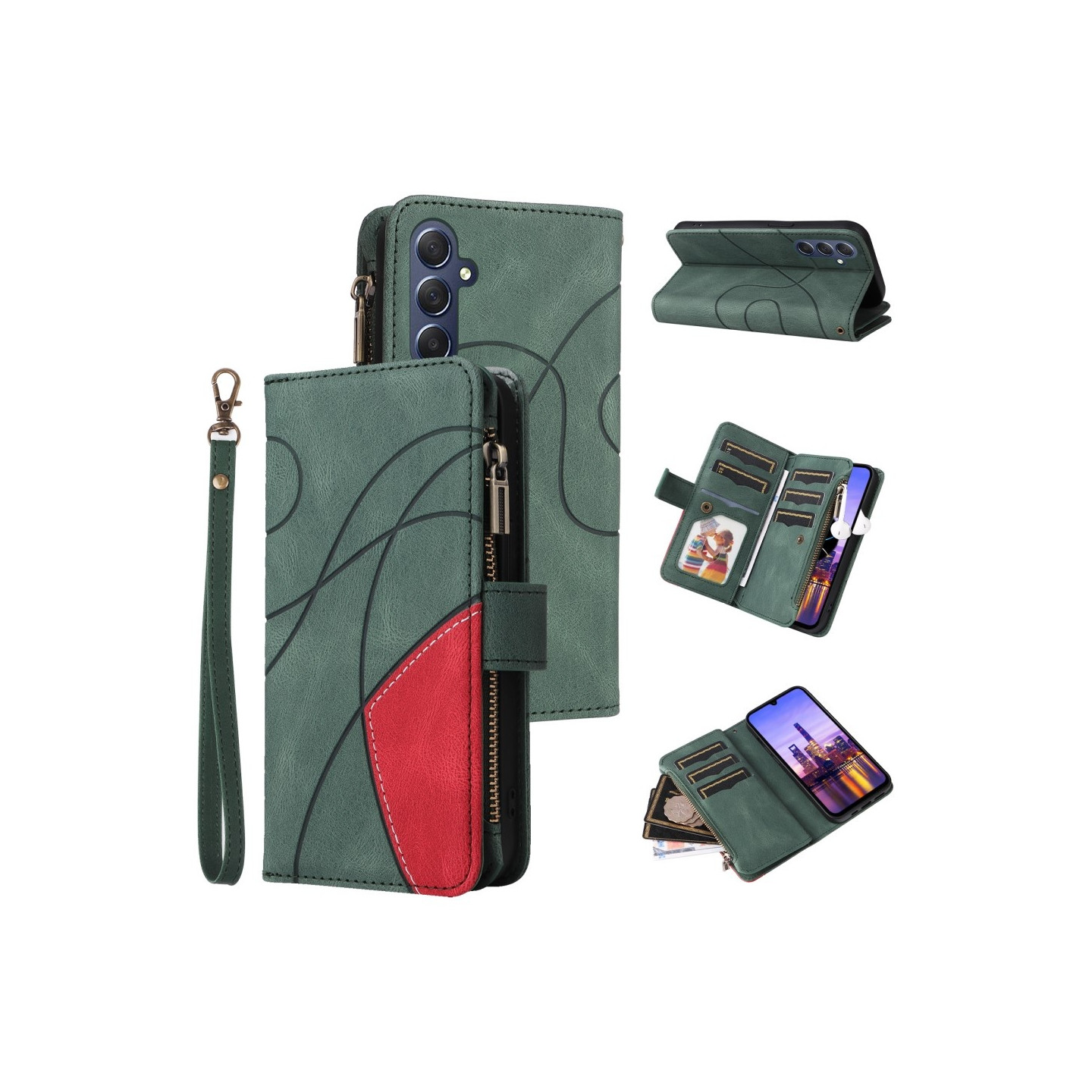 KS Lommebok - deksel til Samsung Galaxy A16 - Grønn