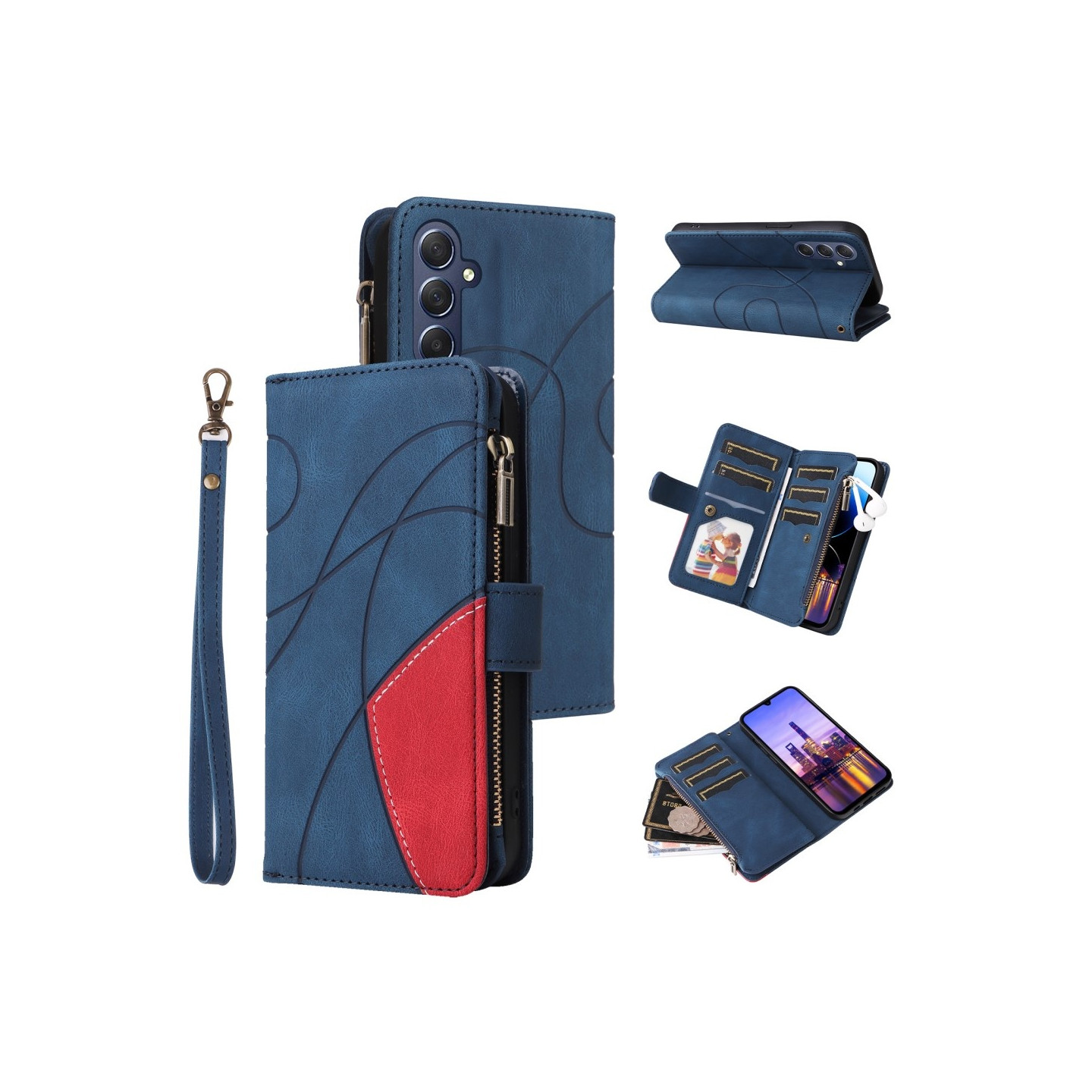 KT multifunktions - serie - 5 til Samsung Galaxy A16 telefonetui