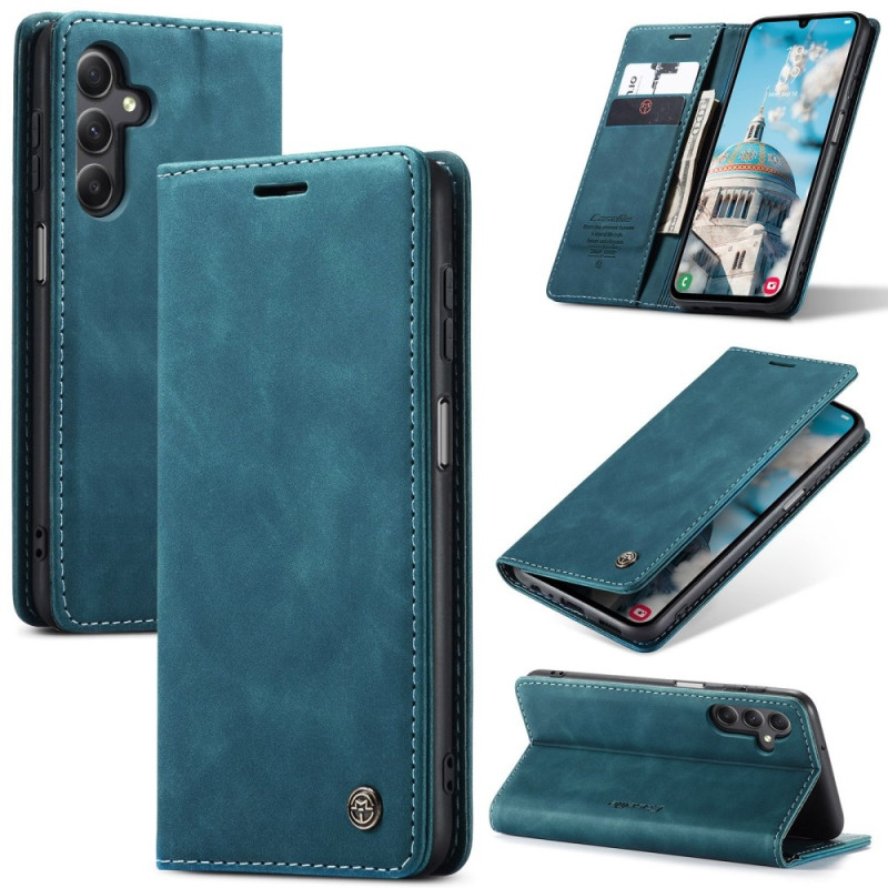 CASEME Retro Wallet Case for Samsung Galaxy A16 - Blue