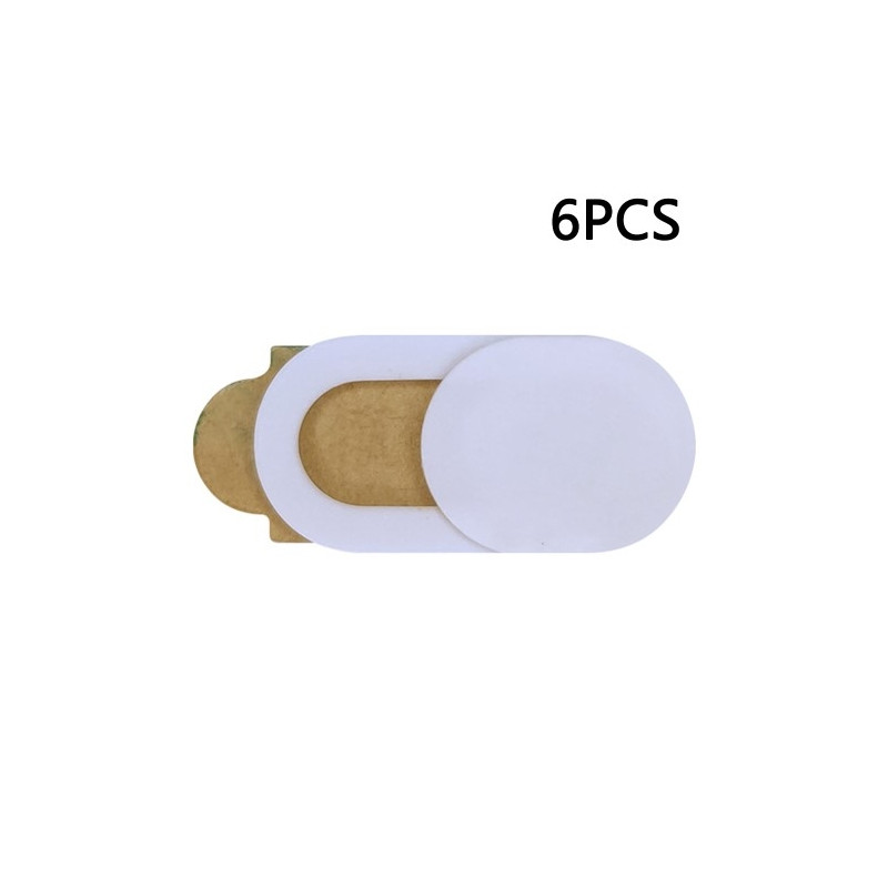 6pcs Anti - spy Computer Camera Protection Slider Anti - Peep Privacy - White