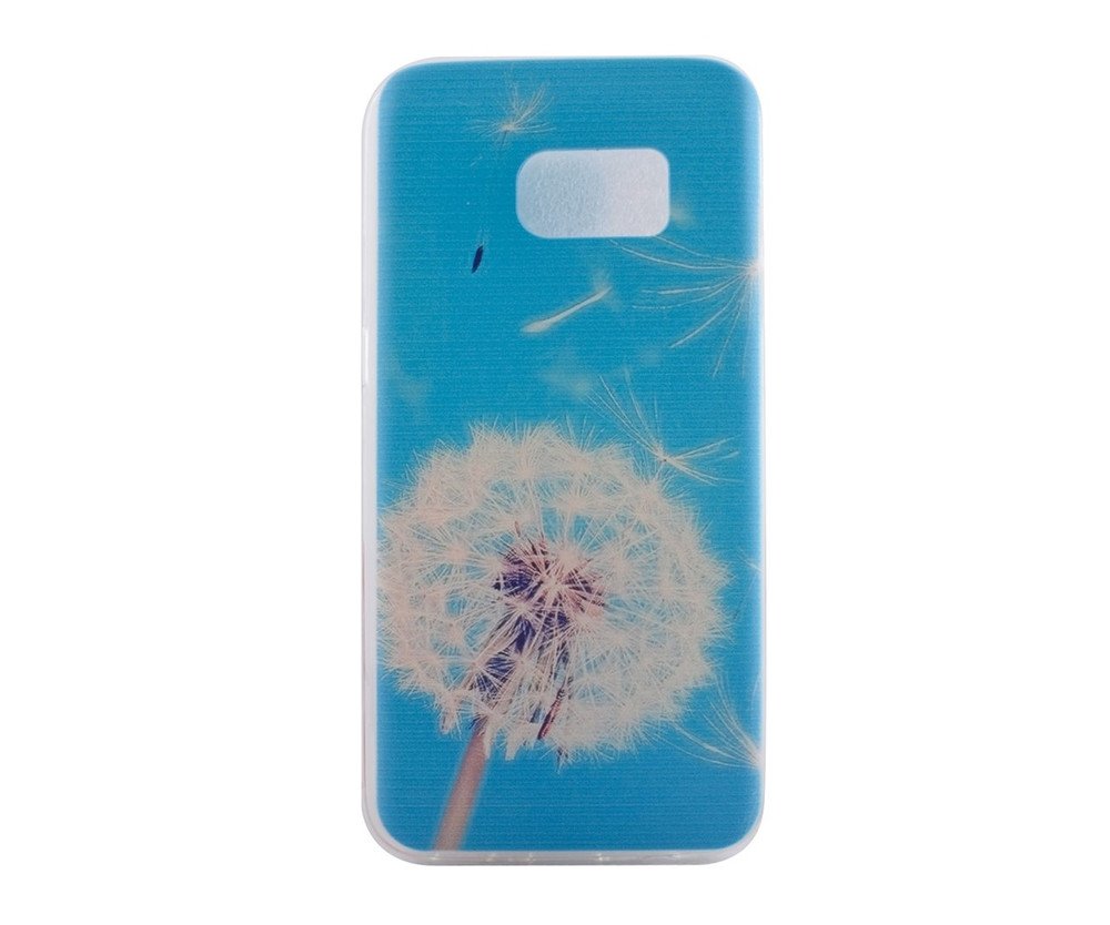 Samsung Galaxy S7 TPU Skal  - White Dandelion Blue Sky