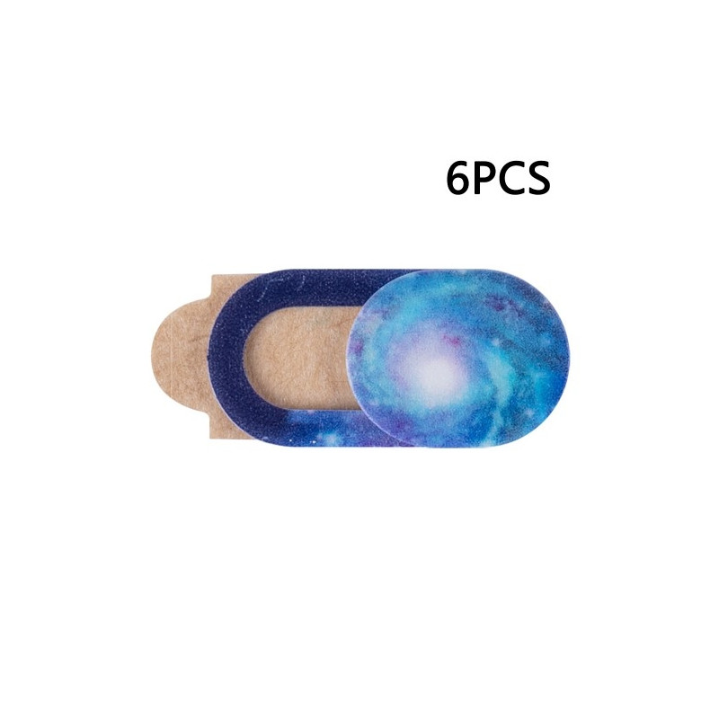 6stk Anti - Spy Datakamerabeskyttelsesglidebryter Anti - Peep Privacy - Starry Sky 1