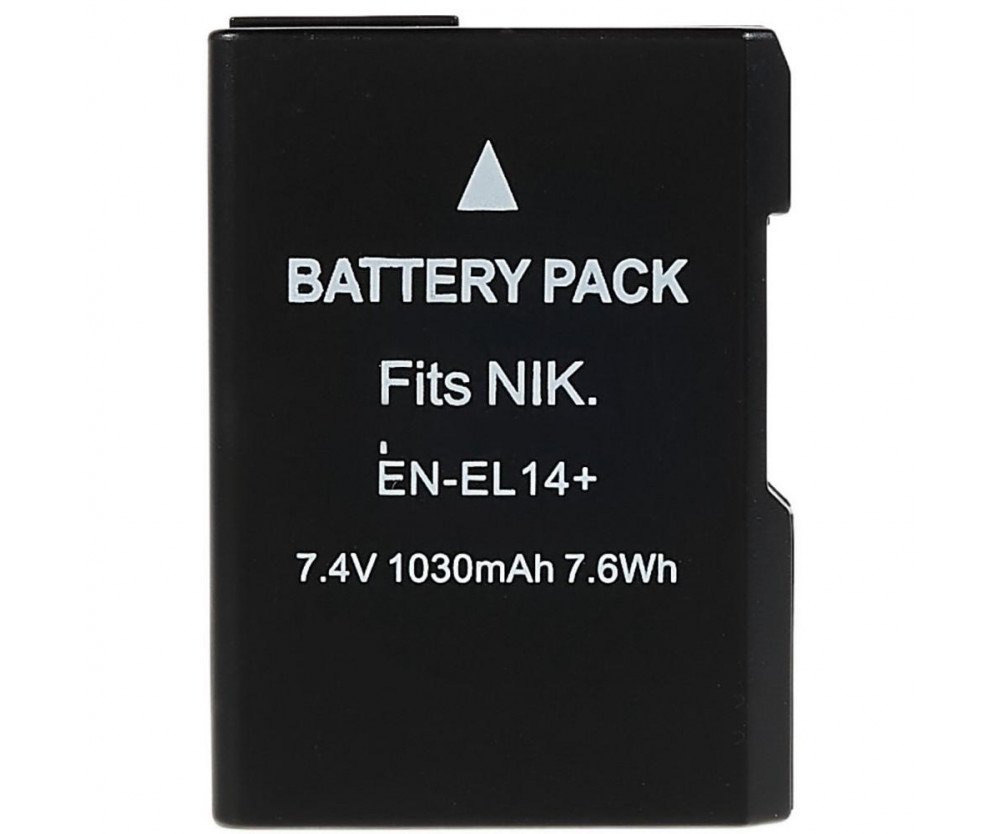 EN-EL14+ Batteri till Nikon D3000 D3100 D3200 D3300 D3400 Etc